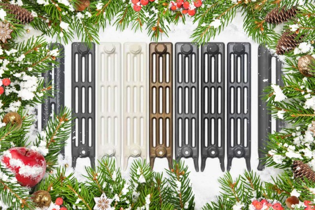 cast iron radiators for Christmas