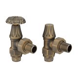 Barford+Aged+Brass+Manual+Radiator+Valve+Set (CDC-BARFORD-BR)