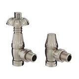 Loxley+Satin+Nickel+Gothic+Thermostatic+Radiator+Valve+Set (CDC-LOXTRV-SATNI)