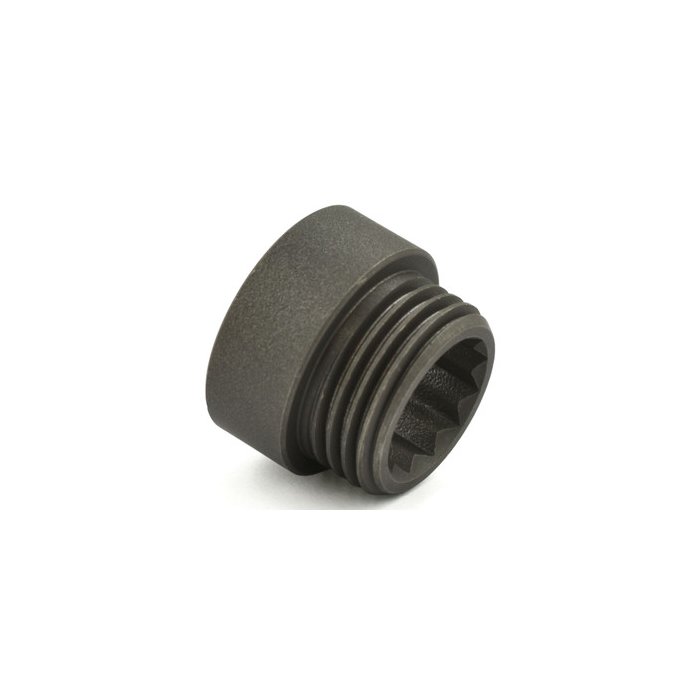 Rigid Radiator Valve Extension 1/2 inch BSP - Gun Metal Grey (CDC-EXT-GM)