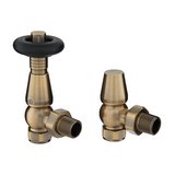 Stratford+Antique+Brass+Thermostatic+Radiator+Valve+Set (CDC-STRATTRV-ANTBR)