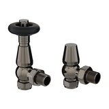 Stratford+Black+Nickel+Thermostatic+Radiator+Valve+Set (CDC-STRATTRV-BLKNI)