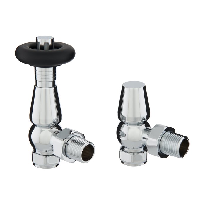 Stratford Chrome Thermostatic Radiator Valve Set (CDC-STRATTRV-CHR)