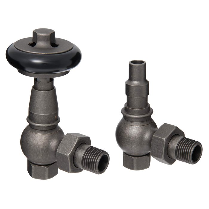 Warwick Gun Metal Matt Thermostatic Valve Set (CDC-WARKTRV-GM)