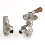 Welford+Lever+Satin+Nickel+Manual+Radiator+Valve+Set (CDC-WELFORD-SATNI)