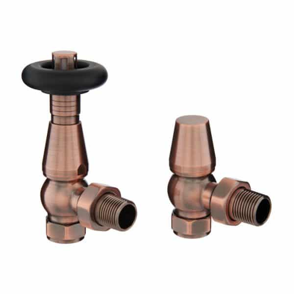 Stratford Thermostatic Radiator Valve Set - Cast Iron Radiators ...