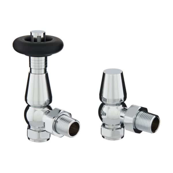 Stratford Thermostatic Radiator Valve Set - Cast Iron Radiators ...