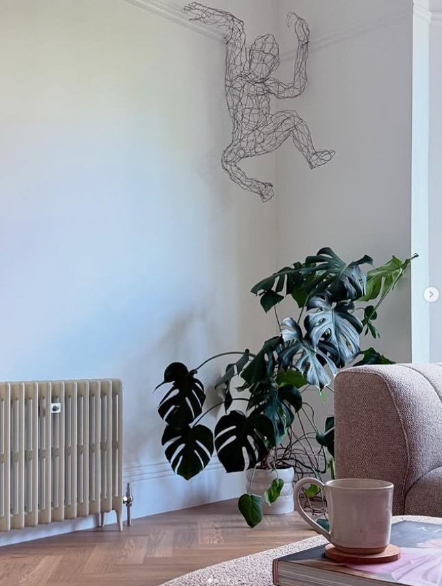 Traditional 4 Column 660mm Cast Iron Radiator in Cream / White